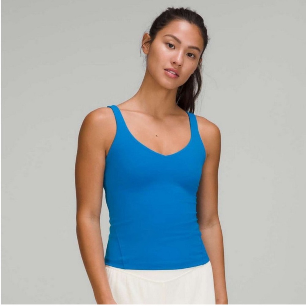 Lululemon Align Tank Waist Length Tank Sz 6 Poolside